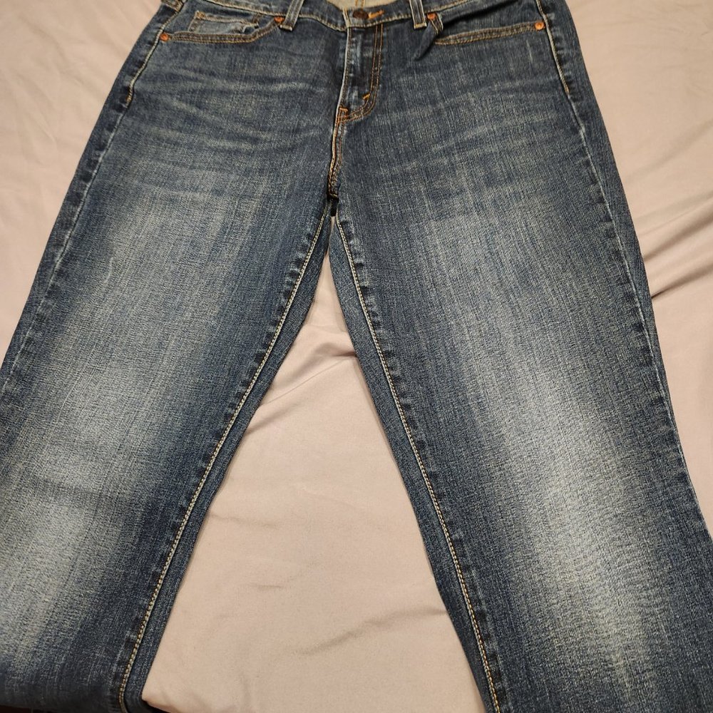 Womens Levi's 515 Bootcut Jeans, Size 12L, Blue - Picture 7 of 7